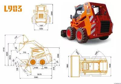 Габаритные размеры Locust L903