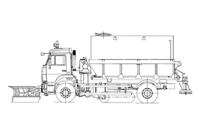 Схема КамАЗ КО-806