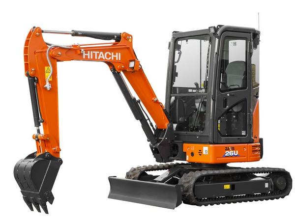 Аренда мини-экскаватора Hitachi ZX26U