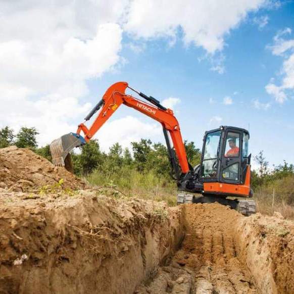 Аренда мини-экскаватора Hitachi ZX26U