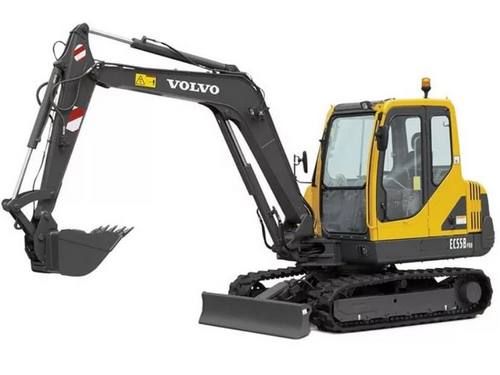Аренда мини-экскаватора Volvo EC55B