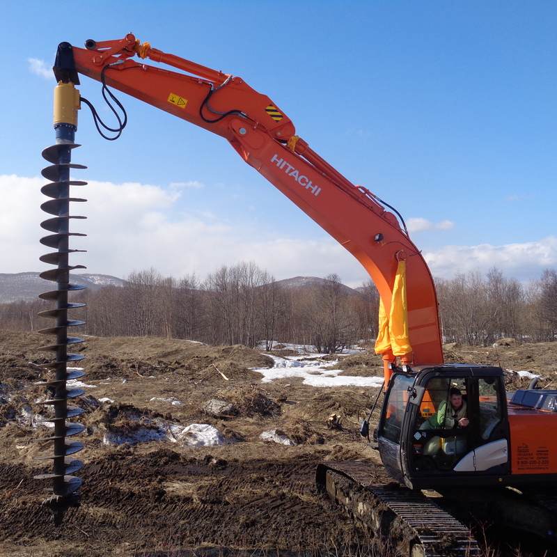 Аренда ямобура Hitachi ZX330