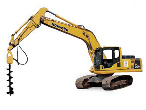 Ямобур Komatsu PC200